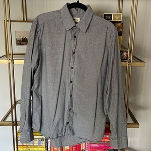 Taylor Stitch - The Hyde - 40/M - Mini Houndstooth Button Down Shirt